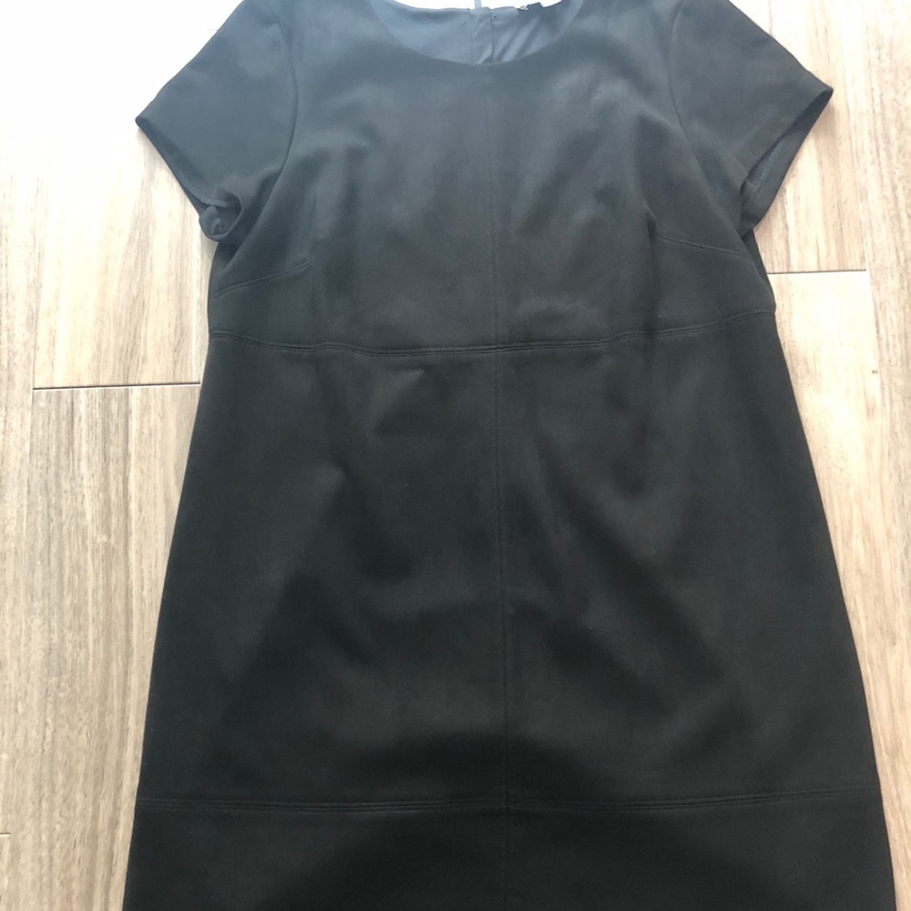 Saks Fifth Avenue black zippered dress